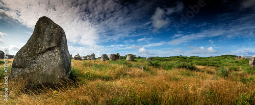 megaliths in landscape