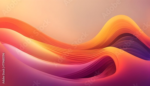 Warm light colors desktop background wallpaper, minimalist, modern, harmonious, smooth movement
