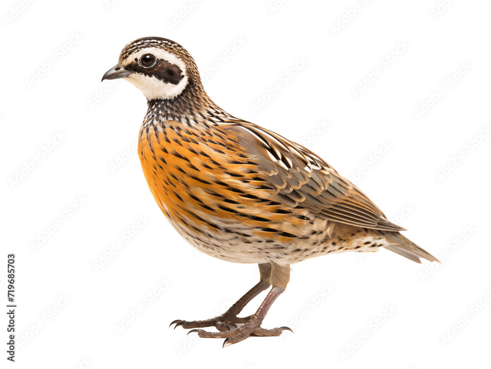 Fototapeta premium a bird standing on a white background