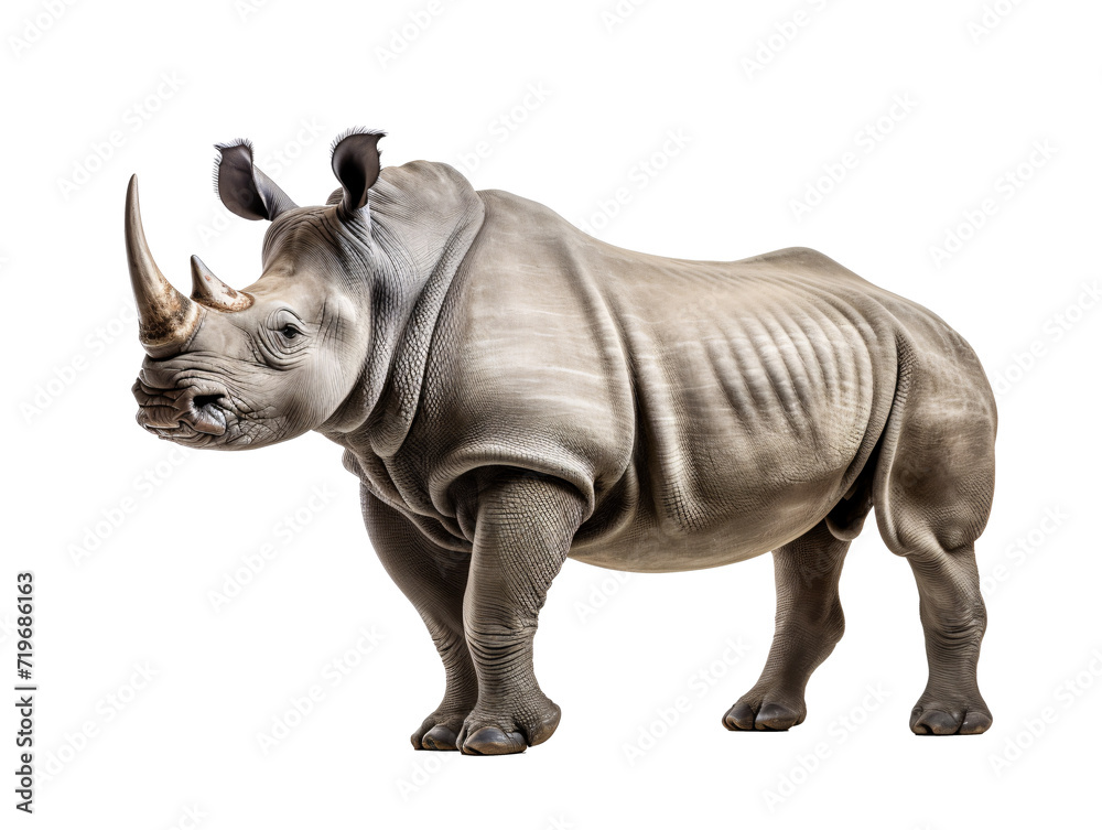 a rhinoceros with a white background a rhinoceros with a white background