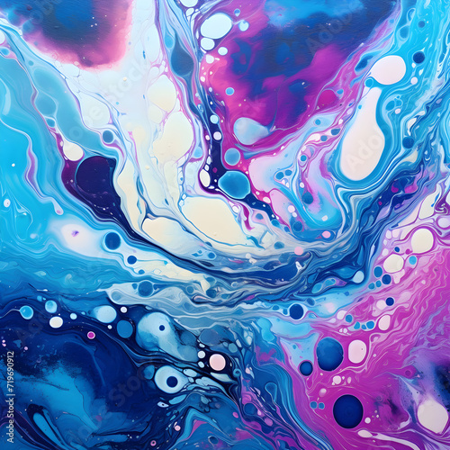 Mesmerizing Universe - A Cosmic Dance of Colors in Epoxy Art