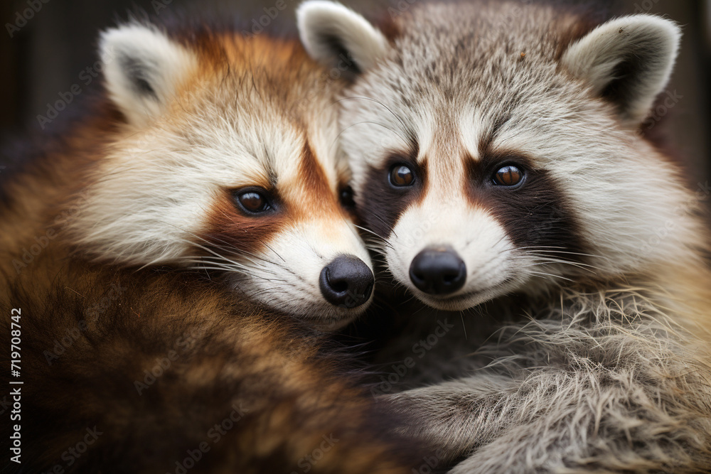 National Hugging Day. Cute animated animals hug each other. celebration of warm, heartfelt embraces emotional connection, kindness, well-being, share love, compassion, and smiles