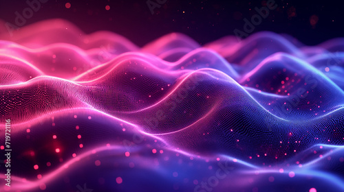 Computer Generated Image of a Luminous Light Wave