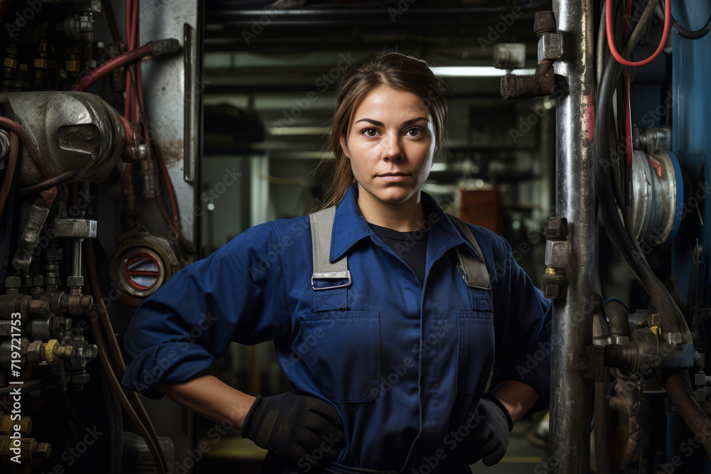 Breaking Barriers: A Skilled Female Plumber in the Industrial Maintenance Field
