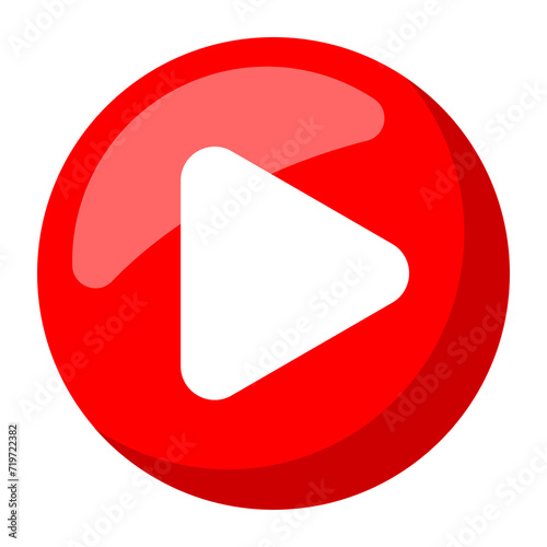 3D multimedia Play Button, start, Sign, icon, logo vector design HD PNG