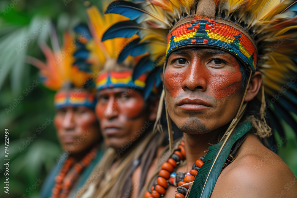 indigenous american people in traditional festive outfit indigenous american people in traditional festive outfit