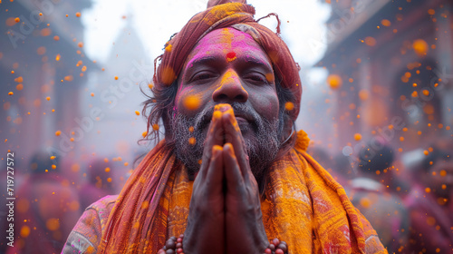Holi - festival, food, colors, wishes photo