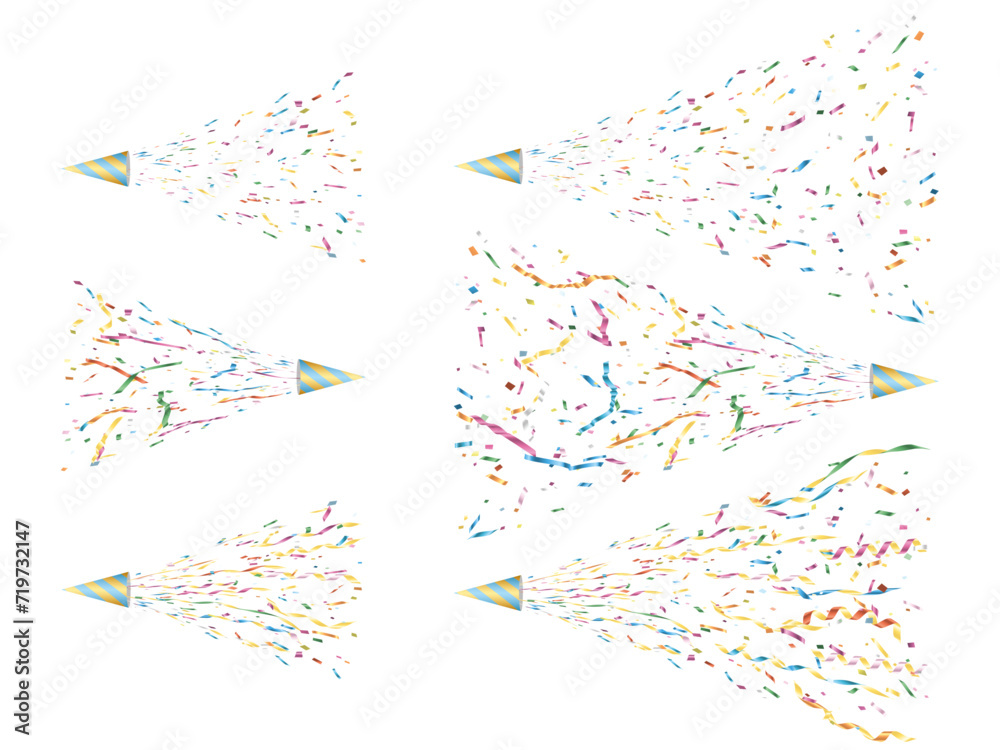 Naklejka premium クラッカー淡1-0