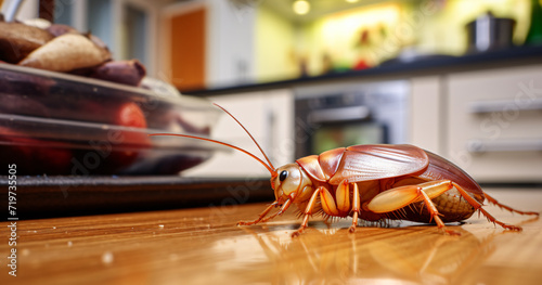 cockroaches house, Cockroaches invading, house bugs, balloon disinfection, pest concept