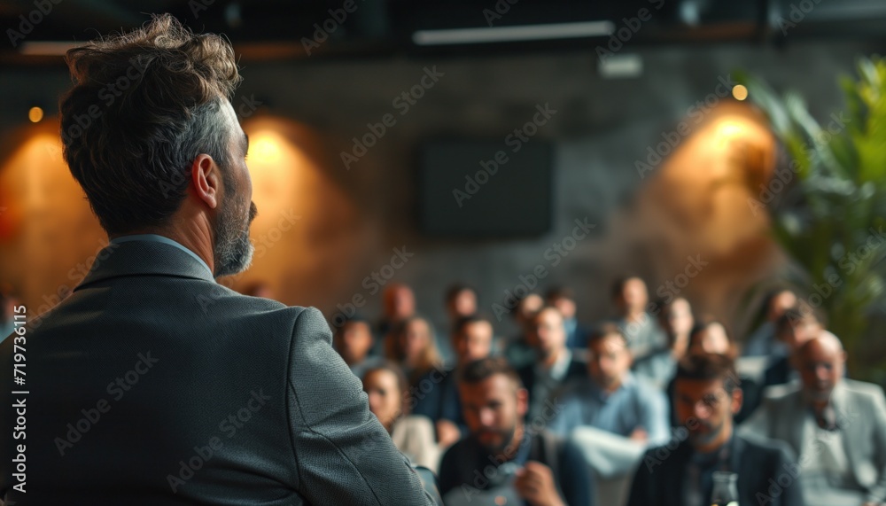 Meeting speaker, trainer training, public speaker, business, corporate training. Man at conference. Meeting speaker, trainer training, public speaker, business, corporate training. Man at conference.
