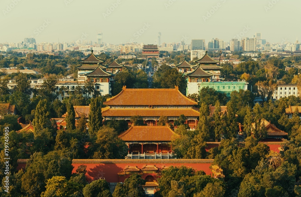 Beijing urban city view