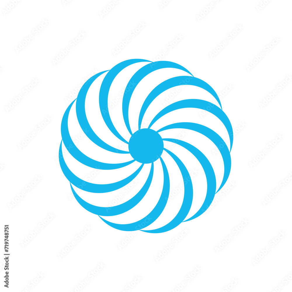Fan logo icon, vector illustration template design Fan logo icon, vector illustration template design