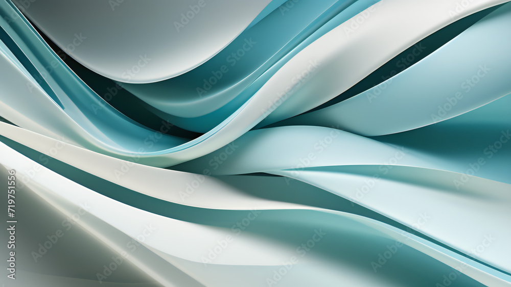 Fototapeta premium abstract elegant green luxury flowing background for business