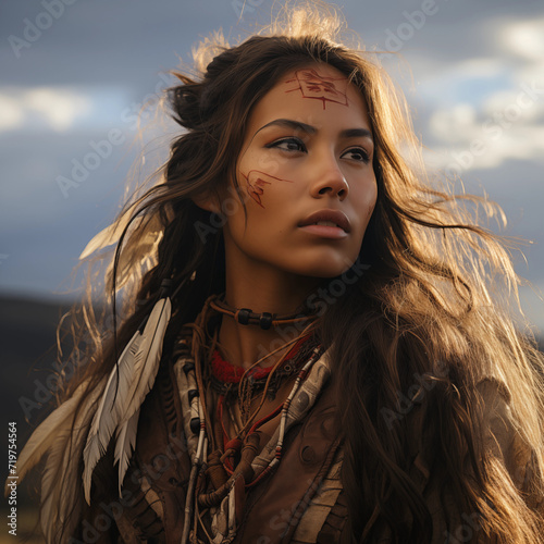 Native American Female based of the Lakota-Sioux