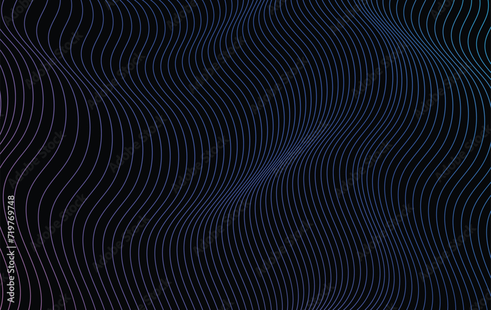 abstract background with lines wave pattern light