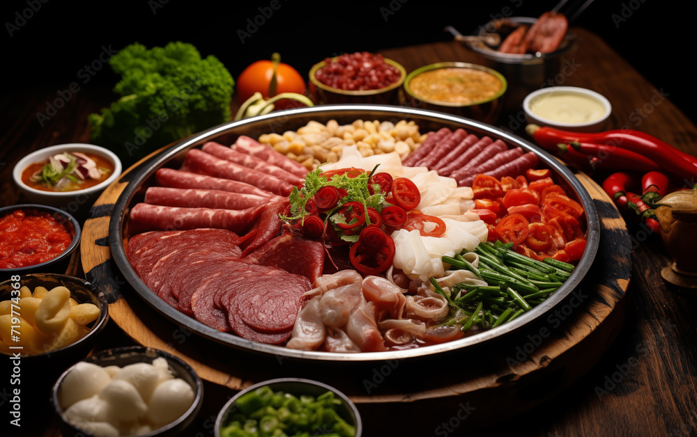 China Chongqing Hot Pot,created with Generative AI tecnology.