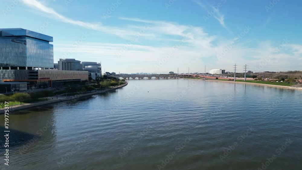 Tempe Town Lake located in Tempe Arizona just outside of Phoenix Tempe Town Lake located in Tempe Arizona just outside of Phoenix