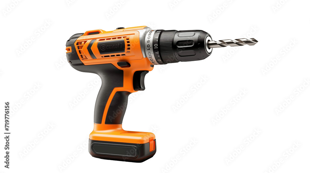 An image of a drill against a white background. An image of a drill against a white background.