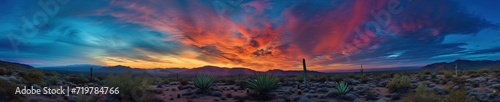 Arizona southwest desert sunset