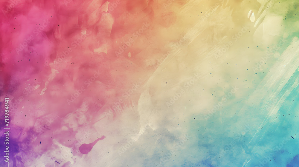 Vibrant Multicolored Background With Abundant Paint Splatters