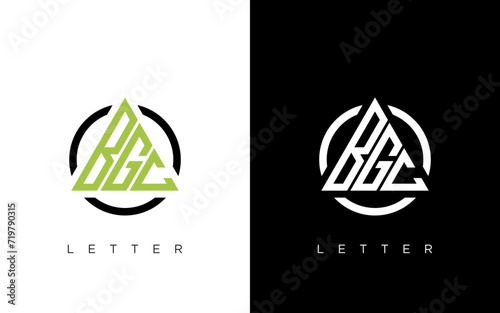 BGC letter monogram logo design