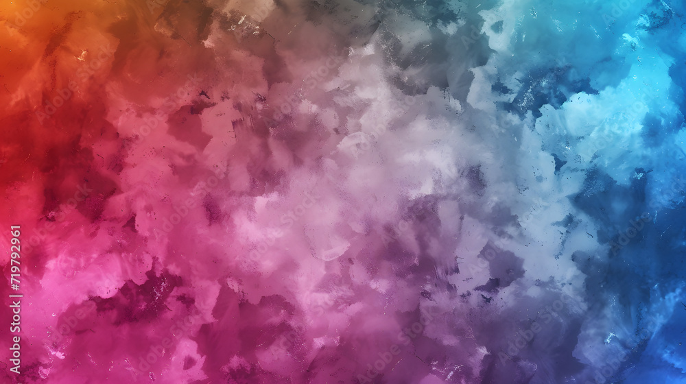 Vibrant Multicolored Background With Smoke Emanating