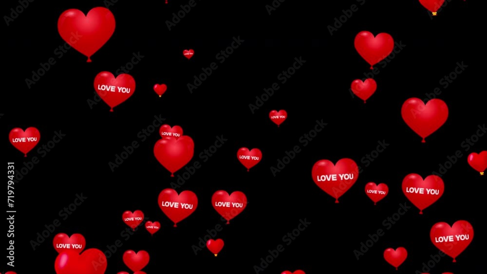 Heart Balloon Red Loop