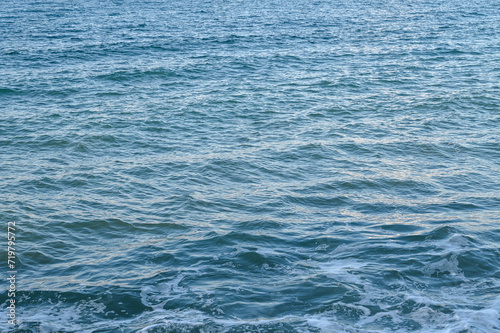 view of the waves of the Mediterranean sea 4