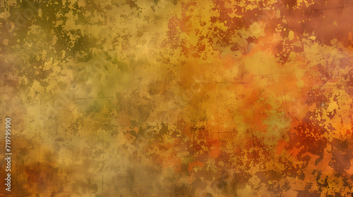 Grungy Background With Yellow and Orange Colors
