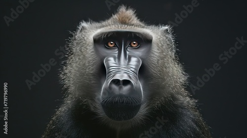Tapety artystyczne close up of a baboon