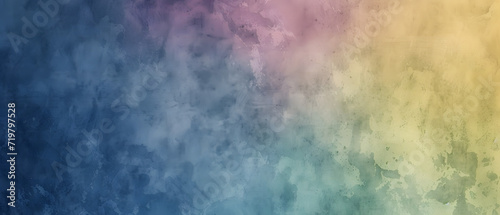 Vibrant Water and Clouds in Multicolored Background