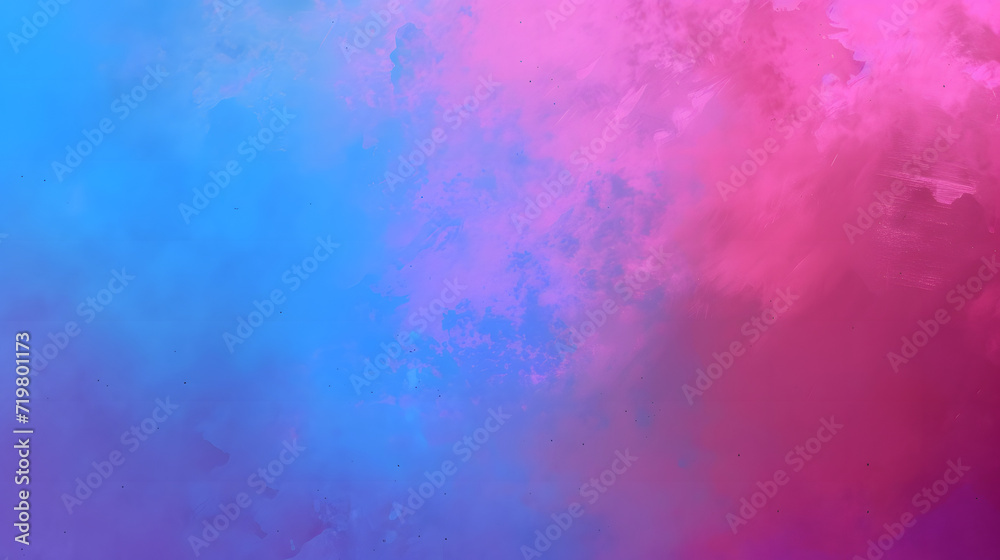 Blue and Pink Background With Clouds in the Sky.