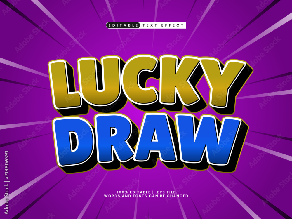 editable text effect style lucky draw editable text effect style lucky draw