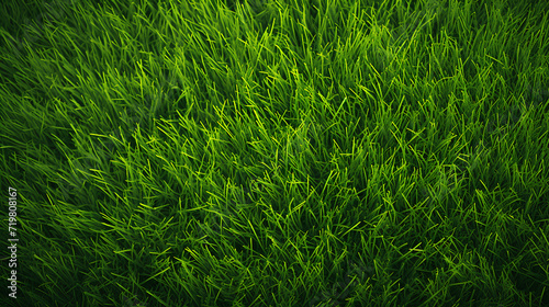 Fresh green grass for football sport, football field