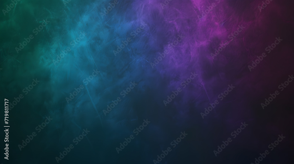 Dark Background With Rainbow-Colored Cloud