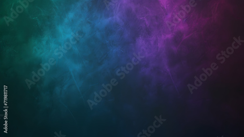 Dark Background With Rainbow-Colored Cloud