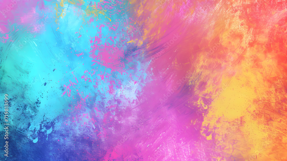 Vibrant Multicolored Background With a Variety of Colors