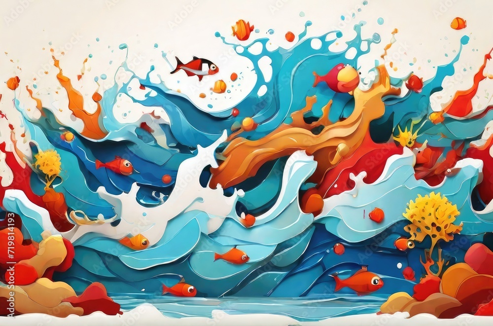 fish in the water fish in the water