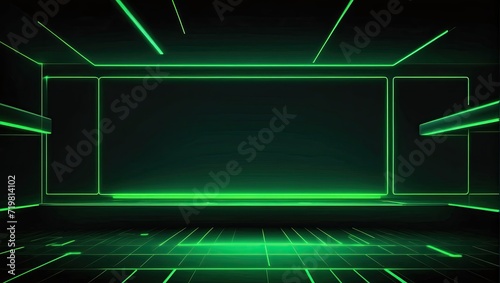 Abstract Glowing Neon Light Background for Graphic Design