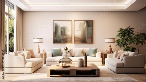 Interior of modern living room  © Faisal