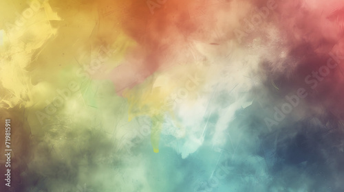 Multicolored Smoke Cloud Enveloping the Scene © Daniel