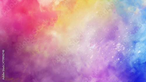 Vibrant Multicolored Background With Abundant Clouds