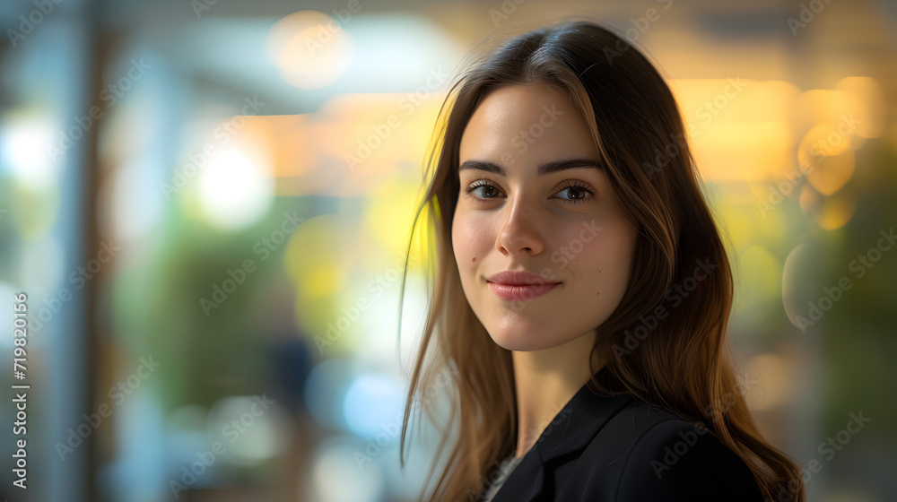 Woman With Long Hair and Black Shirt Woman With Long Hair and Black Shirt