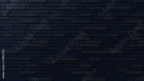 Brick texture dark blue background