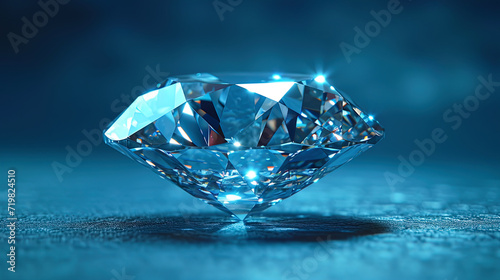 A diamond with a lightning effect a pattern resembling an electric discharge gives the diamond dynamism and strengt