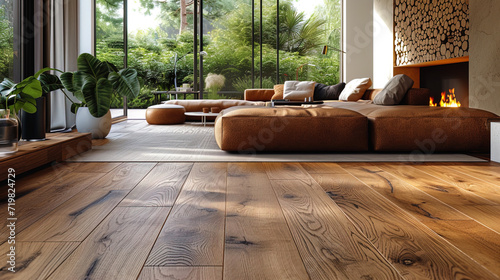 A light laminate with a natural oak texture creating a visual resemblance to a real t