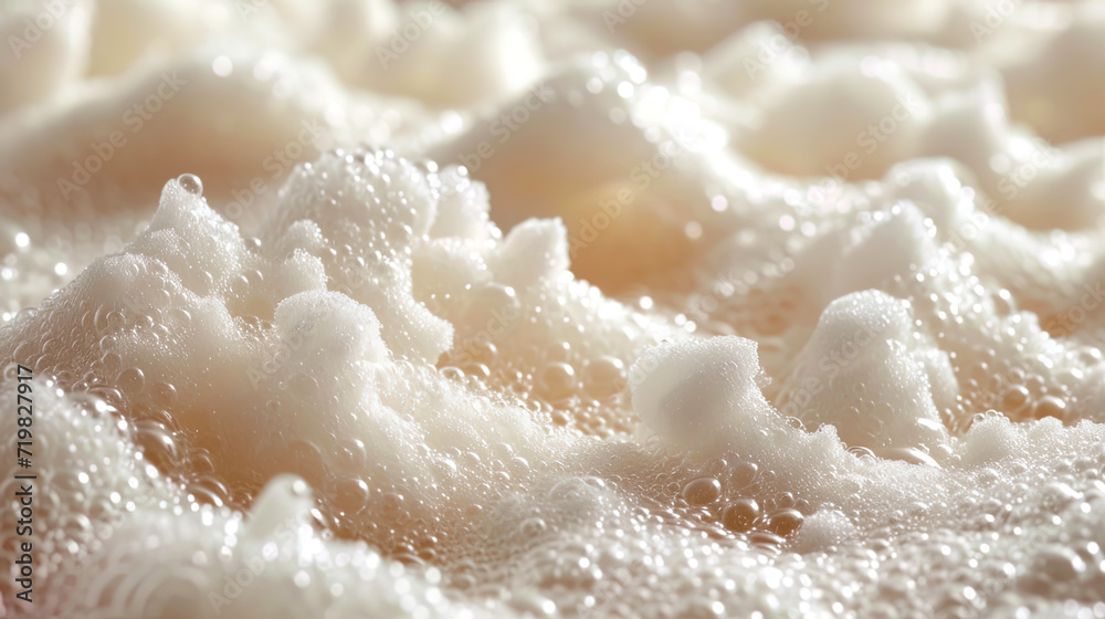 Foam with a plate like texture soft flakes on the surface, creating the effect of softness and lightn Foam with a plate like texture soft flakes on the surface, creating the effect of softness and lightn