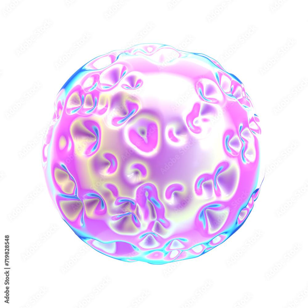 3d Rendering abstract Holographic shape Illustration 3d Rendering abstract Holographic shape Illustration