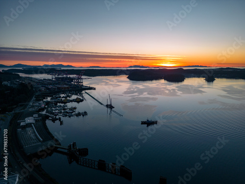 Wallpaper Mural ocean sunset Torontodigital.ca