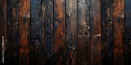 design of dark wood background, Generative Ai